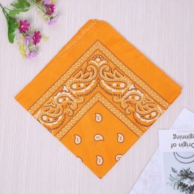 Bandana geltonos spalvos