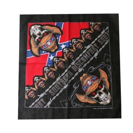 Bandana Confederate Flag Skull Bandana Confederate Flag Skull