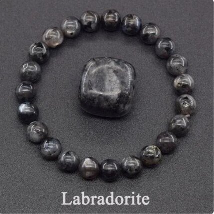 Naturalaus akmens apyrankė labradoritas Naturalaus akmens apyrankė labradoritas