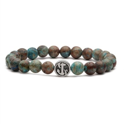 Naturalaus akmens apyrankė Larimar akmuo Naturalaus akmens apyrankė Larimar akmuo