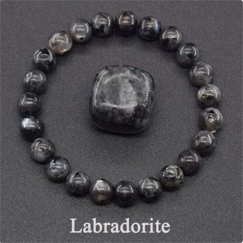 Naturalaus akmens apyrankė labradoritas Naturalaus akmens apyrankė labradoritas