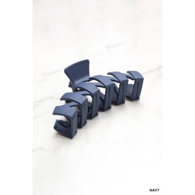 Plaukų segtukas zig-zag Navy